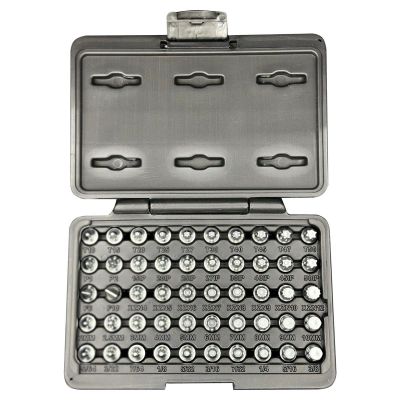 VIMMMS450 image(0) - VIM Tools Elite 50 Piece Mechanics Master Set, All 1/4 Inch Drive And 20 mm OAL, TORX, TORX Plus, XZN Hex Flat Philips