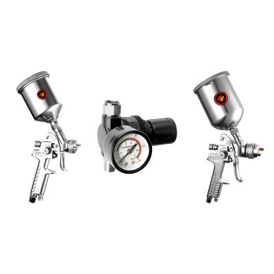 WLMM503 image(0) - Wilmar Corp. / Performance Tool 2 Piece HVLP Spray Gun Kit