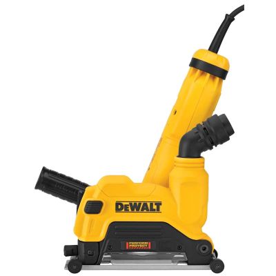 DWTDWE46123 image(0) - DEWALT Angle Grinder With Dust Shroud Kit, 4-1/2-Inch To 5-Inch