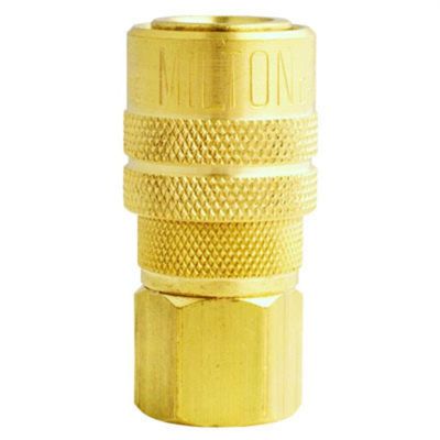 MIL715BK image(0) - Milton Industries 1/4" Fem. Body M-Style