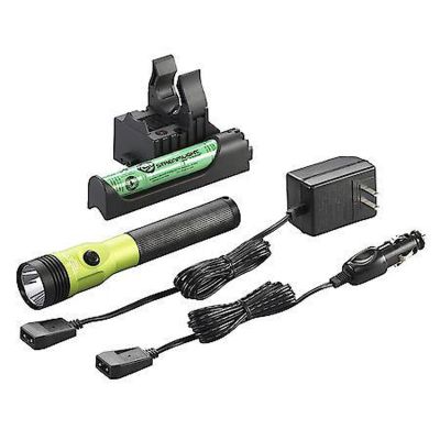 STL75478 image(0) - Streamlight Stinger LED HL - 120V/100V AC/12V DC PiggyBack Smart Charge - Lime Green