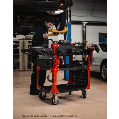 VYPX32-EZG image(1) - Vyper Industrial X32 Series 1250lb Capacity Tool Cart - Extreme Green