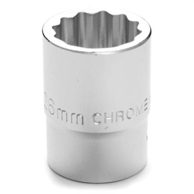 WLMW34826 image(0) - Wilmar Corp. / Performance Tool 3/4" Drive 26mm 12pt Socket