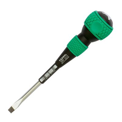 VES230S5575 image(0) - Vessel Tools No.230 Ball Grip Tang-Thru Screwdriver 5.5x75