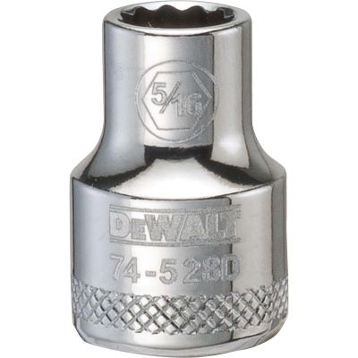 DWTDWMT74528OSP image(0) - DEWALT 001Pc 38Dr Socket-12Pt-5/16