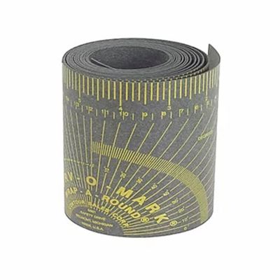 SRW14763 image(0) - Jackson Safety Medium Wrap-A-Round Pipe Ruler - Gray