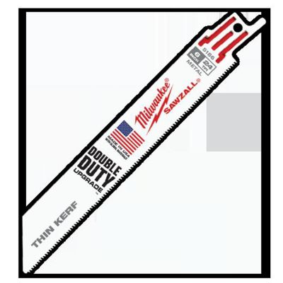 MLW48-01-6186 image(1) - Milwaukee Tool 6" 24 TPI   SAWZALL Blades (50 Pk)