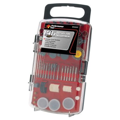 WLMW50037 image(0) - Wilmar Corp. / Performance Tool 146 Piece Rotary Tool Accessory Kit
