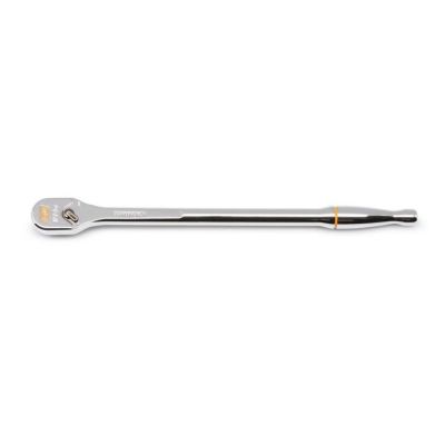 KDT81034XP image(0) - GearWrench 1/4 Inch Drive 120XP Full Polish Chrome Extra Long Handle Teardrop Ratchet