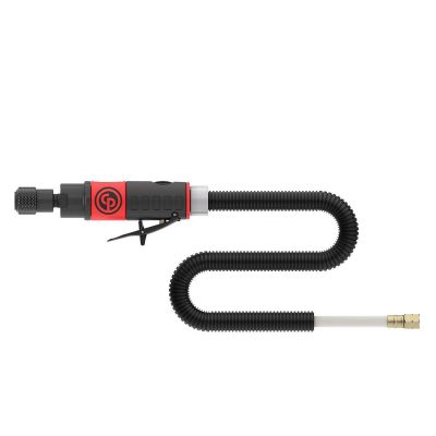 CPT8940177245 image(0) - Chicago Pneumatic Chicago Pneumatic CP873CK - Low Speed Composite Air Tire Buffer Kit with Quick Change 7/16" Hex Shank Chuck, 0.47 HP / 350 W Air Motor - 3,000 RPM and Rear Exhaust Hose with Noise Reducer.