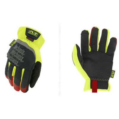 MECSFF-X91-010 image(0) - Mechanix Wear HI-VIZ FASTFIT D4-360 GLOVE LARGE