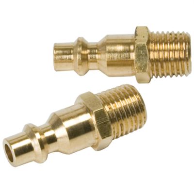 WLMM505C image(0) - Wilmar Corp. / Performance Tool 1/4" NPT Brass Plug (M) M-Type