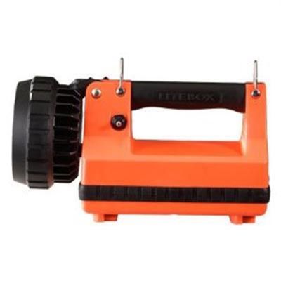 STL45861 image(0) - Streamlight E-Spot FireBox Standard System - 120V/100V AC/12V DC - Includes Shoulder Strap & Mounting Rack - Orange