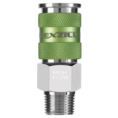 LEGA53626FZ image(0) - Legacy Manufacturing Flexzilla Pro High Flow Coupler, 1/4" Body, 3/8" MNPT
