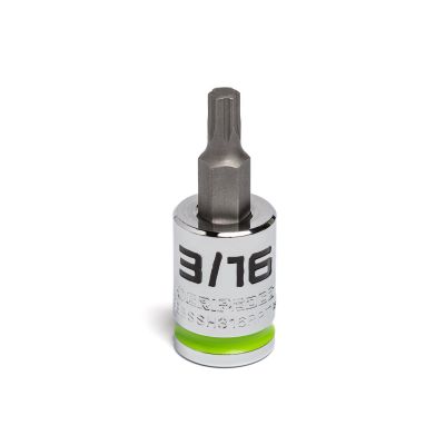 GETGEBSSH316RPT image(0) - Grip Edge Tools 3/16" 3/8" Dr Short RPT Hex Bit Socket