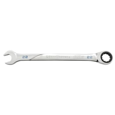 KDT86422 image(0) - GearWrench 22mm 120XP Universal Spline XL Ratcheting Combination Wrench