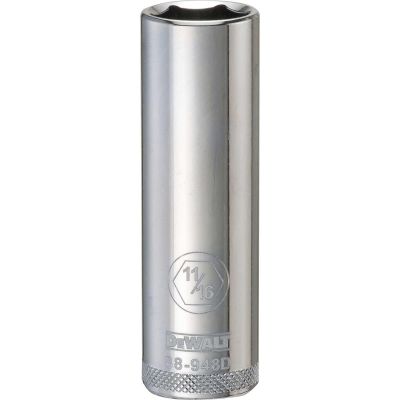 DWTDWMT88948OSP image(0) - DEWALT 001Pc 12Dr Deep Socket-06Pt-11/16