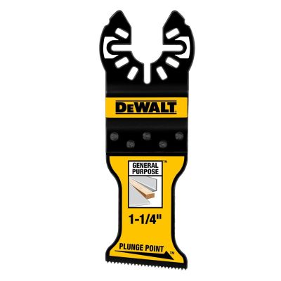 DWTDWA4258B image(0) - DEWALT OSC 1 1/4" PLUNGEPOINT General Purpose Blade 10PK
