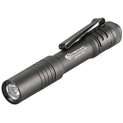 STL66601 image(0) - Streamlight 250 Lumen MicroStream USB Penlight - Includes Micro-USB cord and lanyard - Clam - Black