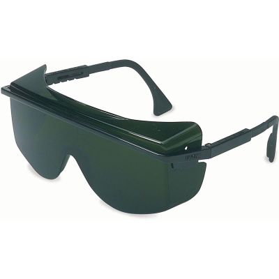 UVXS2509 image(0) - Uvex Astrospec 3001 Black Safety Glasses with Shade 5.0 Anti-Scratch/Hard Coat/Infra-dura Lens - S2509