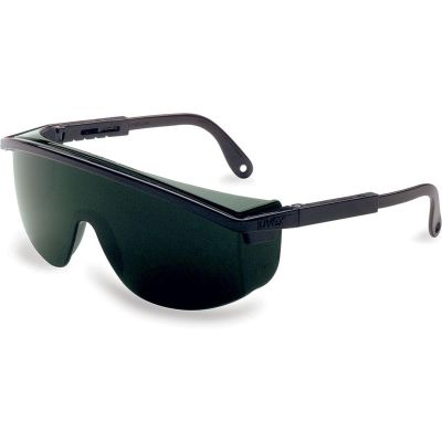 UVXS1112 image(0) - Uvex Astrospec 3000 Black Safety Glasses With Shade 5.0 Anti-Scratch/Hard Coat/Infra-Dura Lens - S1112