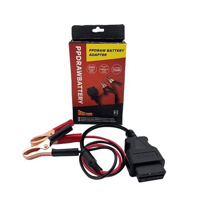 PPRPPDRAWBATTERY image(0) - Power Probe OBD2 to Alligator Clamp Adapter for PPDRAW