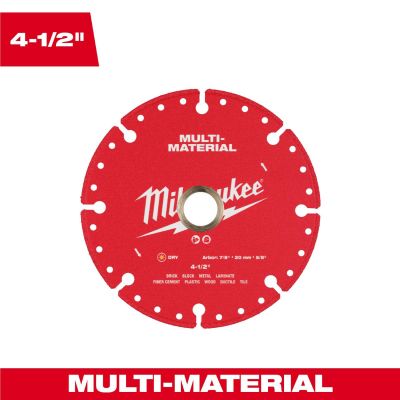 MLW49-93-9604 image(0) - Milwaukee Tool 4.5 inch Multi-Material Diamond Blade