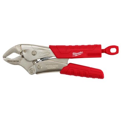MLW48-22-3707 image(0) - Milwaukee Tool 7 in. Curved Jaw Locking Pliers With Maxbite And Durable Grip