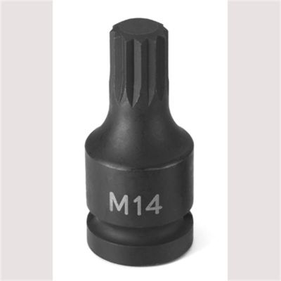 GRE2114S image(0) - Grey Pneumatic 1/2" Drive x M14 Triple Square Driver