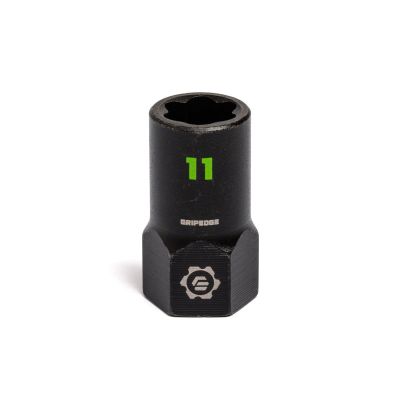 GETXAM11 image(0) - Grip Edge Tools 11mm 1/4" Dr RPT Socket Extractor with FORS (Standard Length)