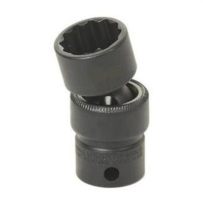 GRE1124U image(0) - Grey Pneumatic 3/8" Drive x 3/4" Standard Universal- 12 Point Socket - Black
