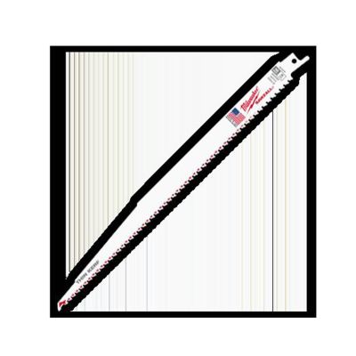 MLW48-01-7037 image(0) - Milwaukee Tool 12" 5 TPI Wood Cutting Sawzall Blades Bulk 100