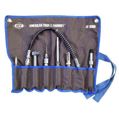 INT8090 image(0) - American Forge & Foundry 7 pc. Lubrication Adapter Kit