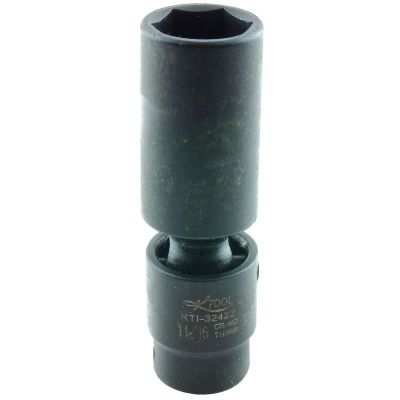 KTI32422 image(0) - K Tool International SOC IMP FLEX 11/16" 3/8" DR DEEP 6 PT
