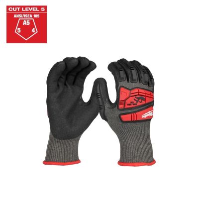MLW48-73-8153 image(0) - Milwaukee Tool Impact Cut Level 5 Coated Nitrile Dipped Glove - XL