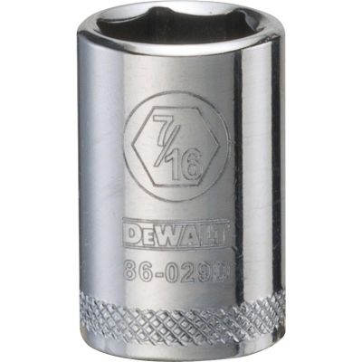 DWTDWMT86029OSP image(0) - DEWALT 001Pc 14Dr Socket-06Pt-7/16