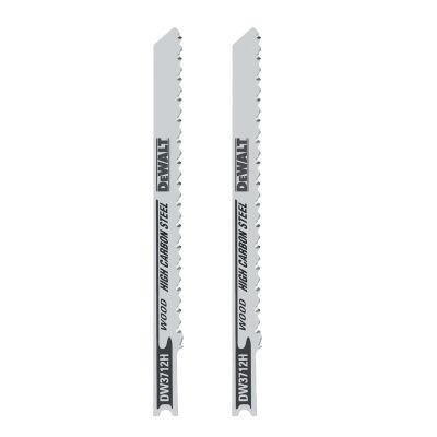 DWTDW3712H2 image(0) - DEWALT 4" 6 TPI  U-Shank Fast/Rough Wood Cutting HCS Jig Saw Blade