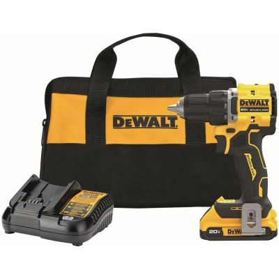 DWTDCD794D1 image(0) - DeWalt ATOMIC 20V MAX* Brushless Cordless 1/2-in. Drill/Driver Kit