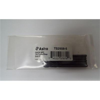 ASTTS2908-5 image(0) - Astro Pneumatic ONYX 5pc 1/8 TurboStep Drill Bit