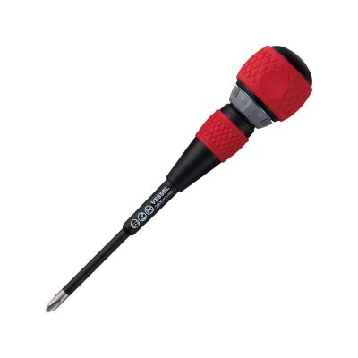 VES2200P2100 image(0) - Vessel Tools No.2200 Ball Ratchet Screwdriver PH2x100