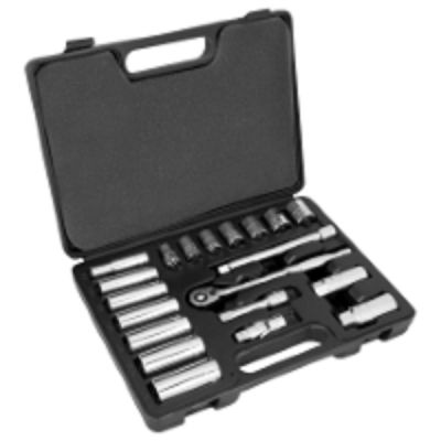WLMW38911 image(0) - Wilmar Corp. / Performance Tool 20 Piece 3/8" Drive SAE Socket Set