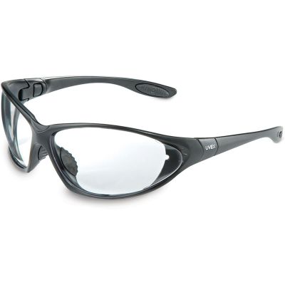 UVXS0600 image(0) - Uvex Seismic Orange Safety Glasses with Clear Anti-Scratch/Hard Coat Lens - S0600