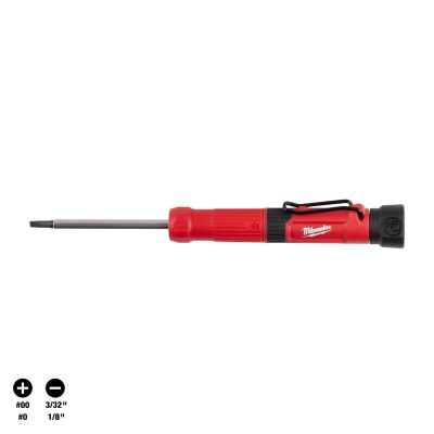MLW48-22-2932 image(0) - Milwaukee Tool 4-in-1 Pocket Precision Multi-Bit Screwdriver