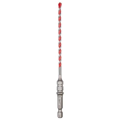 MLW48-20-9092 image(0) - Milwaukee Tool 5/32 Inch x 4 Inch x 6 Inch SHOCKWAVE Impact Duty Carbide Hammer Drill Bit for Concrete Screws