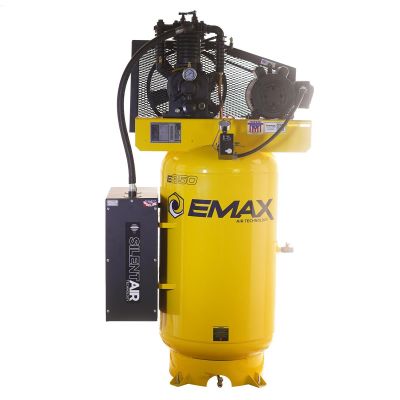 EMXES05V080I1 image(0) - Emax Compressor Compressor 5 HP 2 Stg 1 Ph Ver. 80 Gal