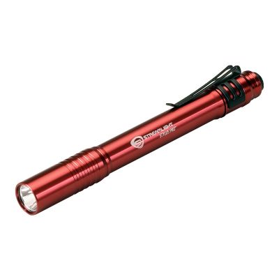 STL66120 image(0) - Streamlight 100 Lumen Stylus Pro Penlight - Red - Clam - White LED