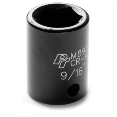 WLMM895 image(0) - Wilmar Corp. / Performance Tool 3/8" Drive 9/16" 6pt Impact Socket