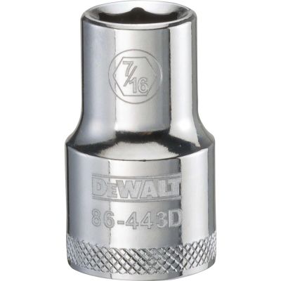 DWTDWMT86443OSP image(0) - DEWALT 001Pc 12Dr Socket-06Pt-7/16