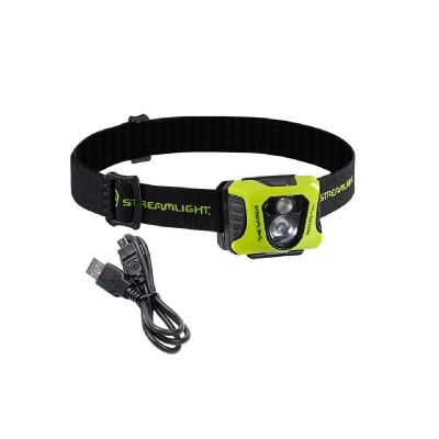 STL61435 image(0) - Streamlight Enduro Pro USB Rechargeable 200 Lumen Headlamp - Spot and Flood Beam, Includes USB Cable and Elastic Head Strap - Yellow