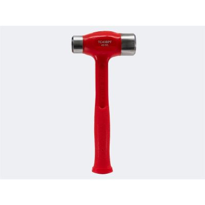 TRUTC43BPF image(0) - Trusty Cook Inc. 43 oz Flat-Flat Dead Blow Hammer - Model TC43BPF - Red